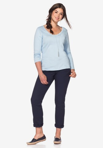 SHEEGO Slimfit Chino in Blauw