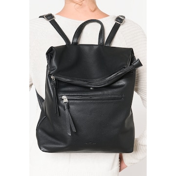 TOM TAILOR Backpack 'Tinna' in Black