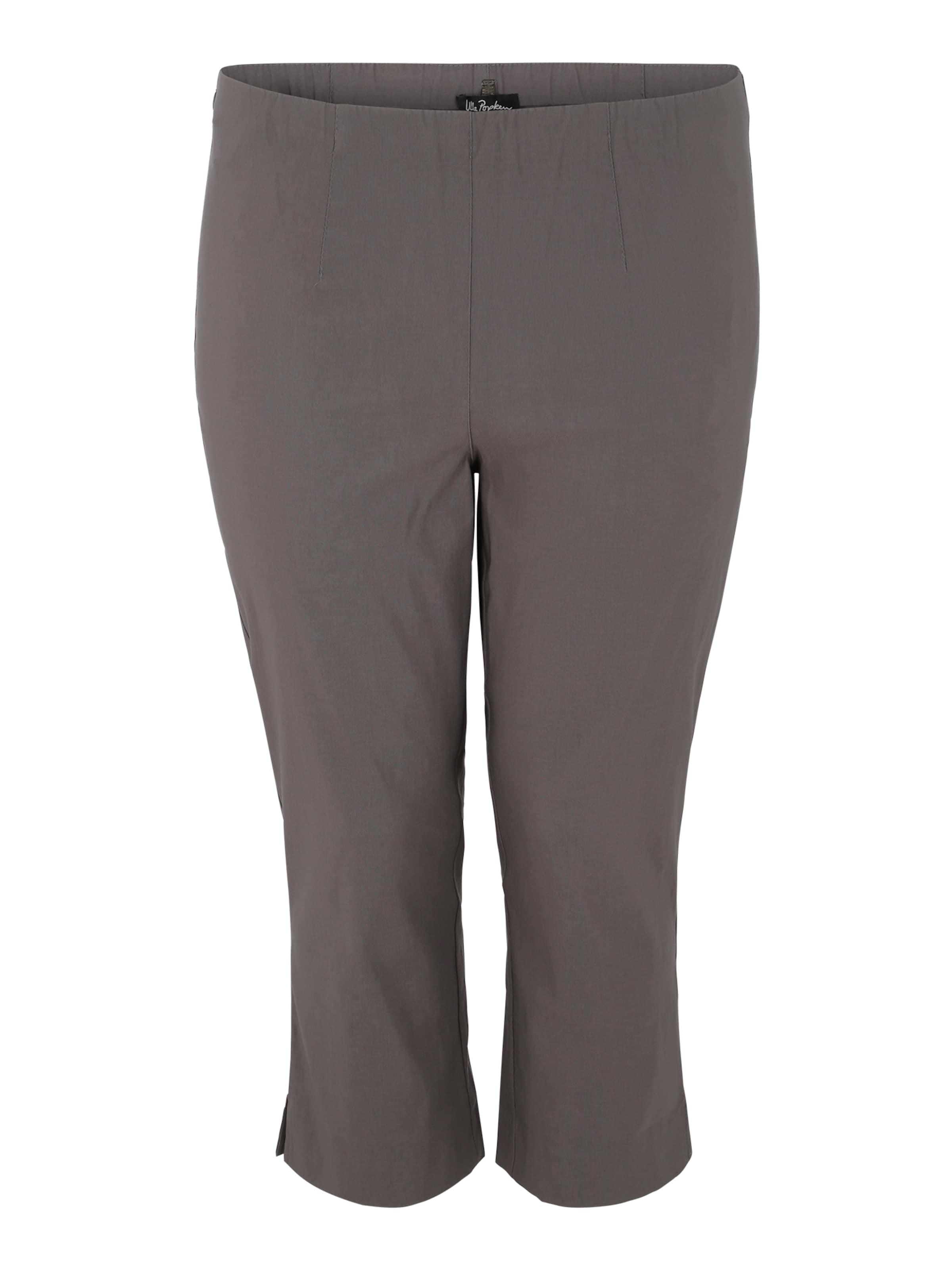 Ulla Popken - Broek in de kleur Lichtgrijs