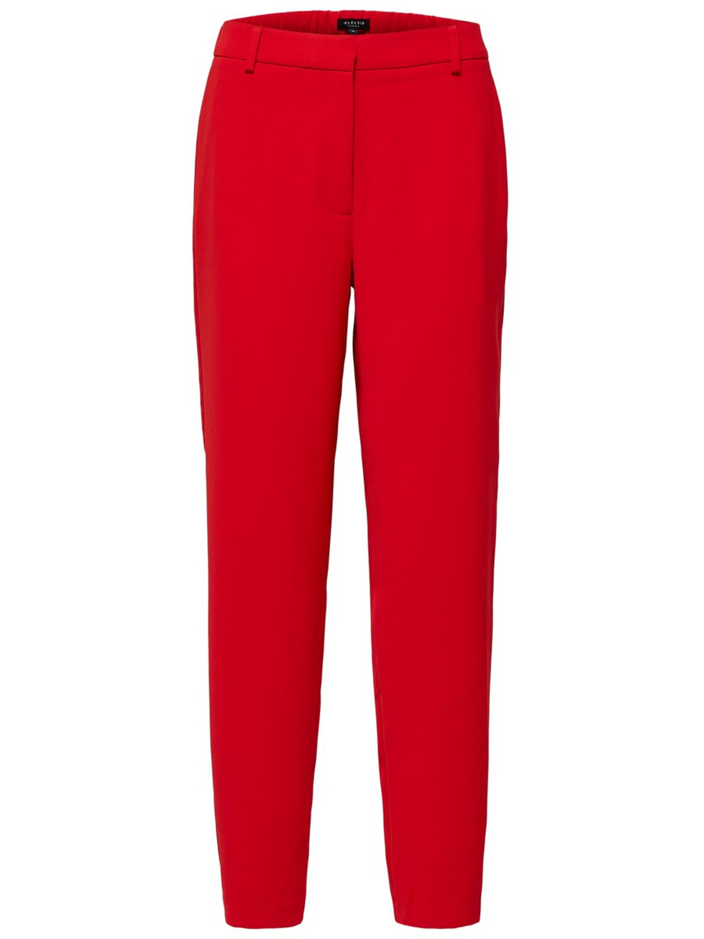 SELECTED FEMME - Chino in de kleur Lichtrood