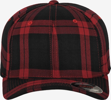 Flexfit Cap 'TARTAN PLAID' in Rot