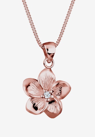 ELLI PREMIUM Kette 'Frangipani Blüte' in Gold