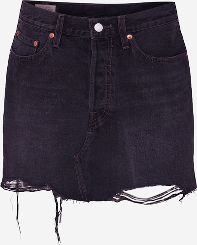 LEVI'S ® Nederdel 'Deconstructed Skirt' i black denim, Produktvisning