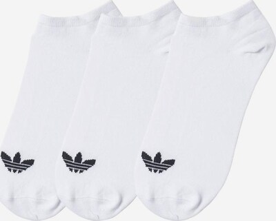 Șosete joase 'Trefoil Liner' ADIDAS ORIGINALS pe negru / alb, Vizualizare produs