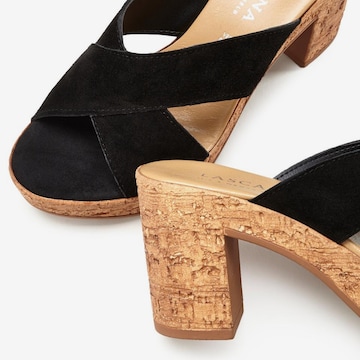 LASCANA Mules in Black