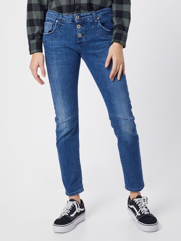 PLEASE Regular Jeans in Blauw: voorkant