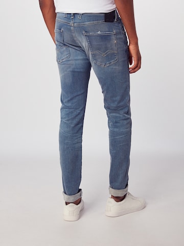 Slimfit Jeans 'Anbass' de la REPLAY pe albastru