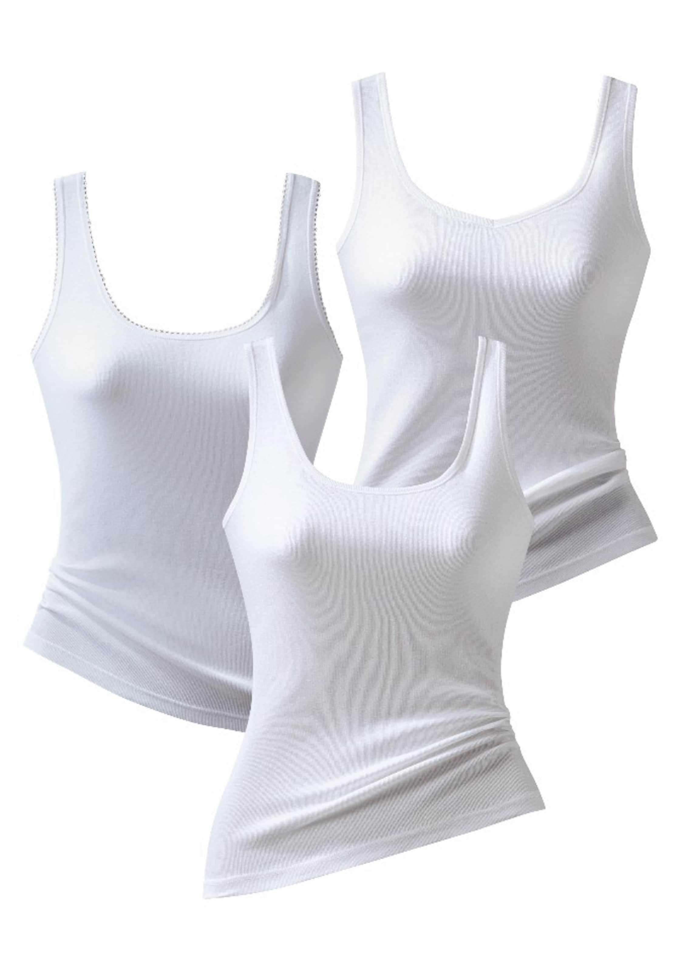 Maillot de corps PETITE FLEUR en blanc : devant