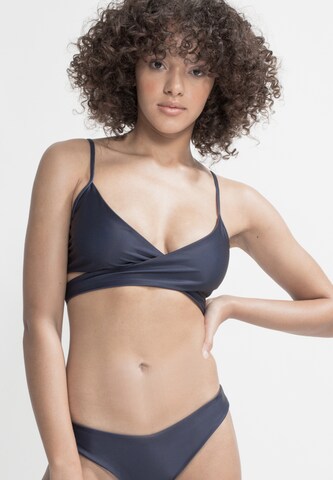 Boochen Triangle Bikini Top 'Arpoador' in Blue: front