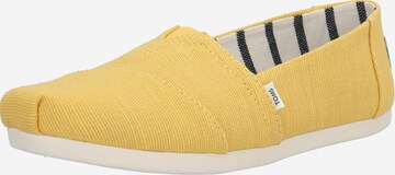 TOMS Espadrilky – žlutá: přední strana