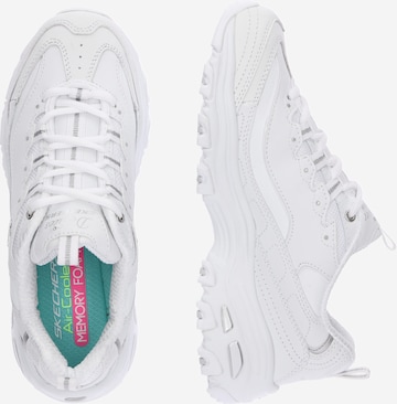 Baskets basses 'D'Lites' SKECHERS en blanc