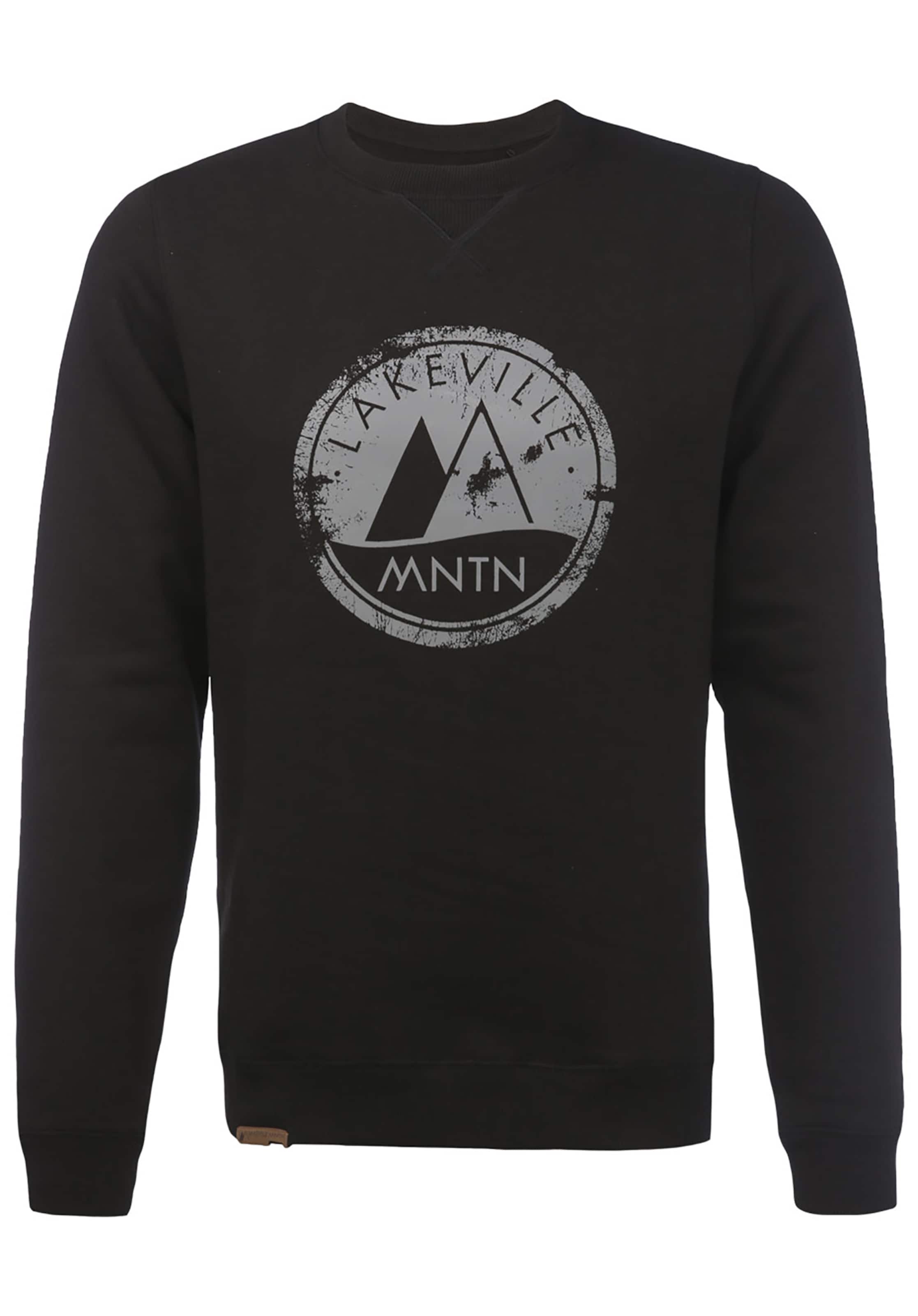 Männer Sportarten Lakeville Mountain Sweatshirt 'Milo Logo ' in Schwarz - KQ69253