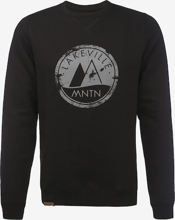 Lakeville Mountain Athletic Sweatshirt 'Milo Logo ' in Black: front