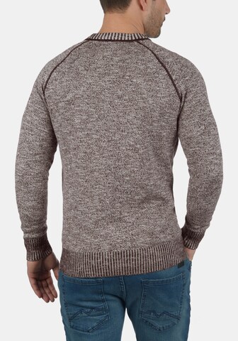 Pull-over 'Thian' !Solid en marron