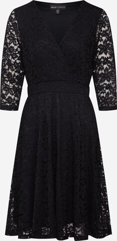 Mela London Cocktailmekko 'DELICATE LACE LONG SLEEVE DRESS' värissä musta: edessä
