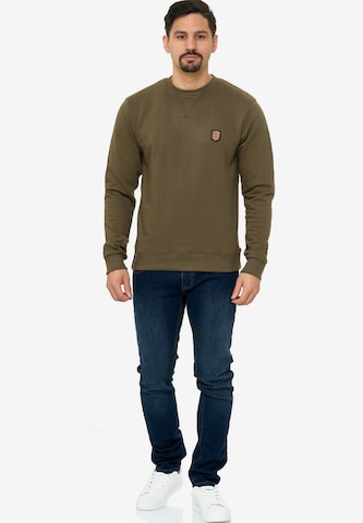 INDICODE JEANS Sweatshirt in Grün