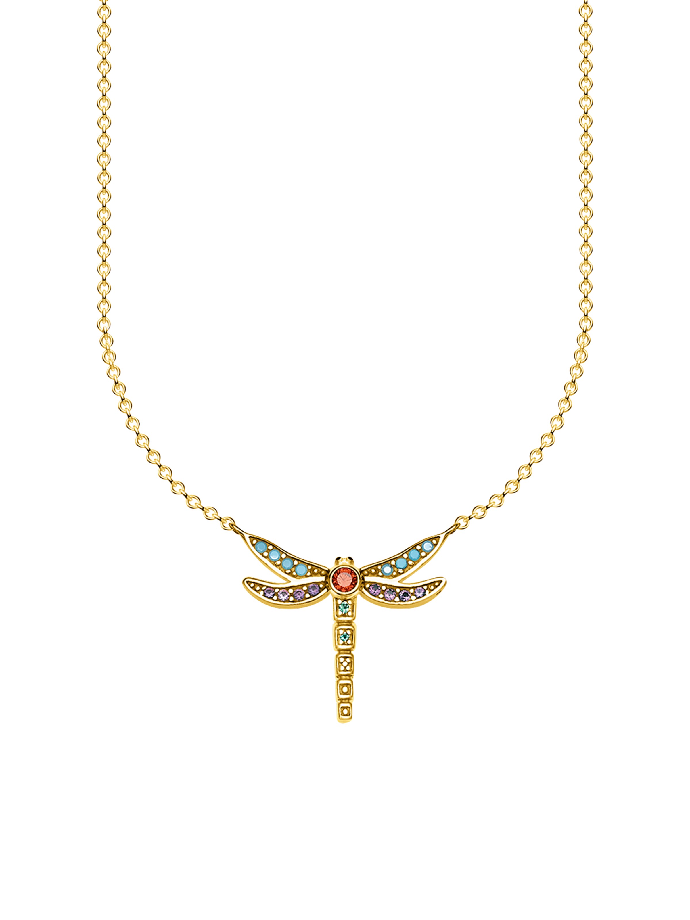 Thomas Sabo Kette in Gold: Vorderseite