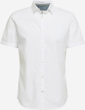 TOM TAILOR Overhemd 'Floyd' in Wit: voorkant