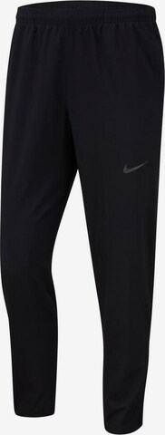 NIKE Regular Sportbroek 'RUN STRIPE' in Zwart: voorkant