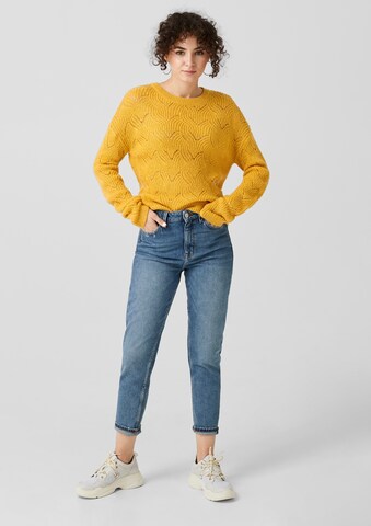 QS Pullover in Gelb