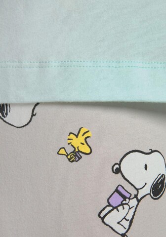 PEANUTS Pyjama in Grau