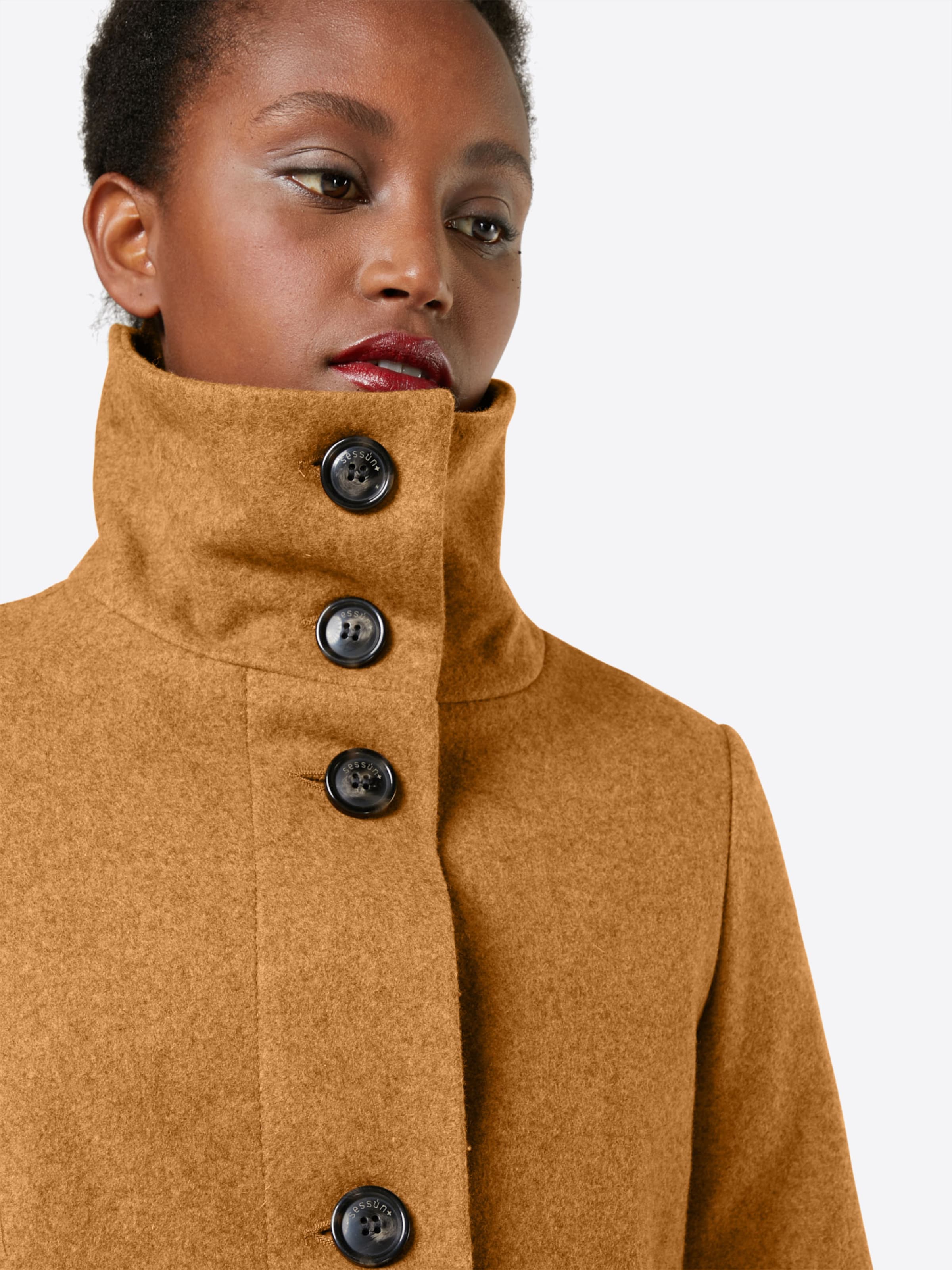 Manteau mi saison Chera sessun en Marron ABOUT YOU