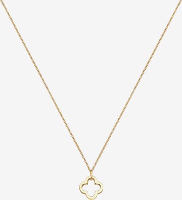 ELLI PREMIUM Ketting 'Kleeblatt' in Goud