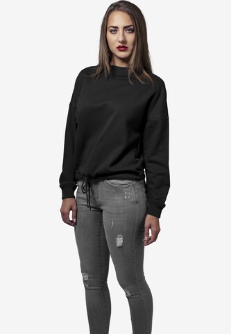 Urban Classics Sweatshirt in Black: front