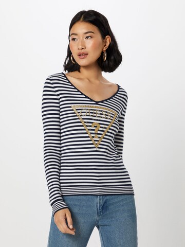 Pull-over 'Camille' GUESS en bleu : devant