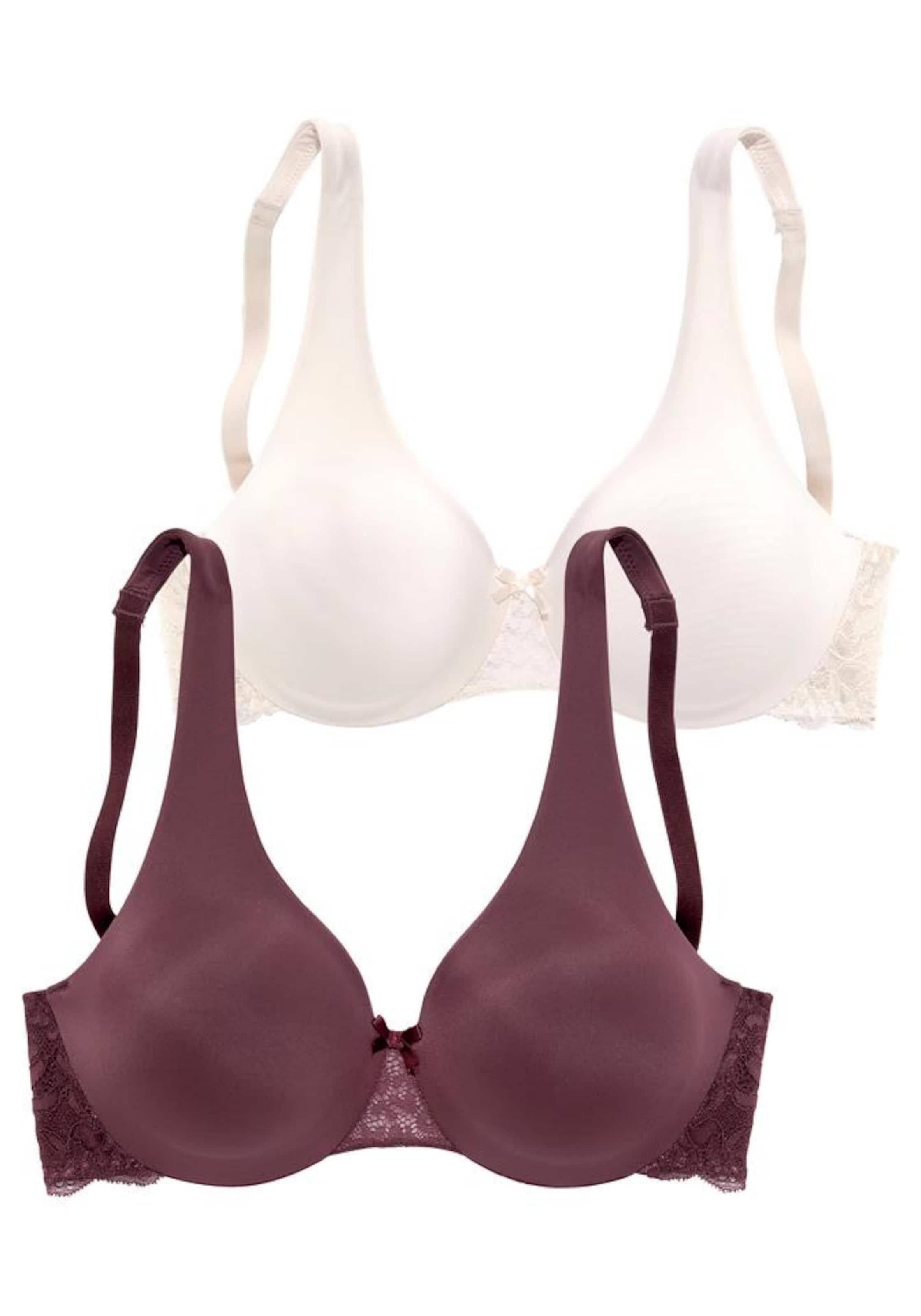 NUANCE T-shirt сутиен Сутиен в бежово: отпред