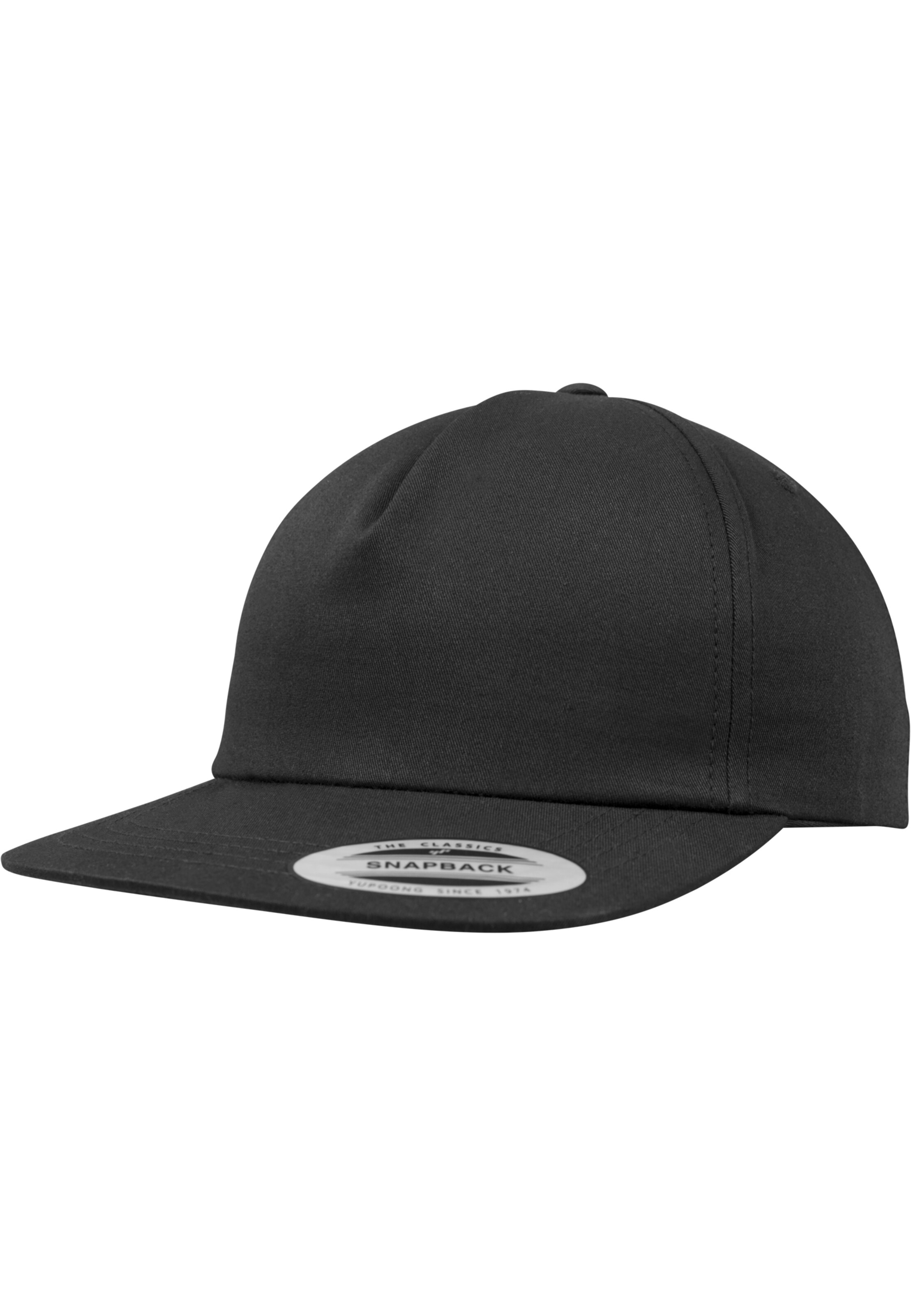 Flexfit Cap in Schwarz: Vorderseite