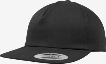 Casquette Flexfit en noir : devant