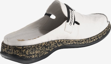 Clogs 'Malta' di Rieker in bianco