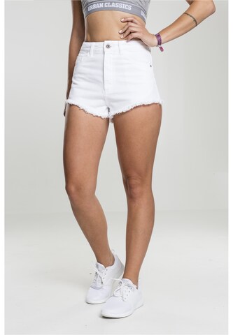 Urban Classics Slim fit Jeans in White: front