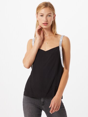 Calvin Klein Jeans Top in Schwarz: Vorderseite
