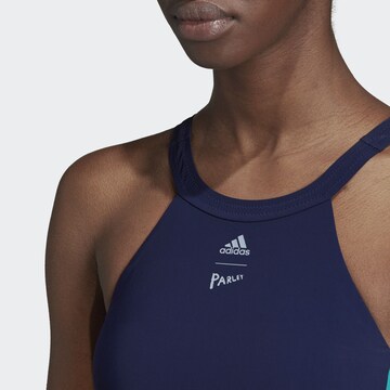 ADIDAS PERFORMANCE Bralette Active Swimsuit 'Parley Hero' in Blue