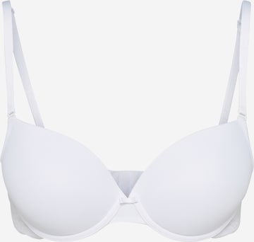 TRIUMPH T-shirt bra Bra 'Lovely Micro WHUM' in White: front