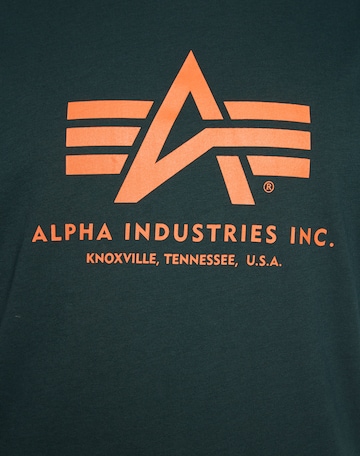 ALPHA INDUSTRIES Koszulka w kolorze zielony