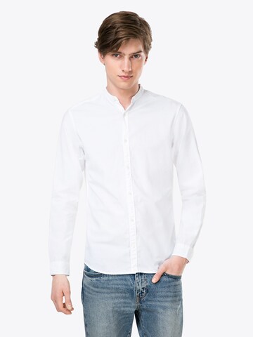 JACK & JONES Slim fit Koszula biznesowa w kolorze biały: przód