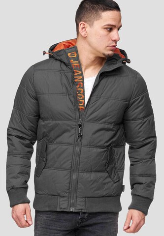 Veste d’hiver 'Adrian ZA' INDICODE JEANS en gris : devant