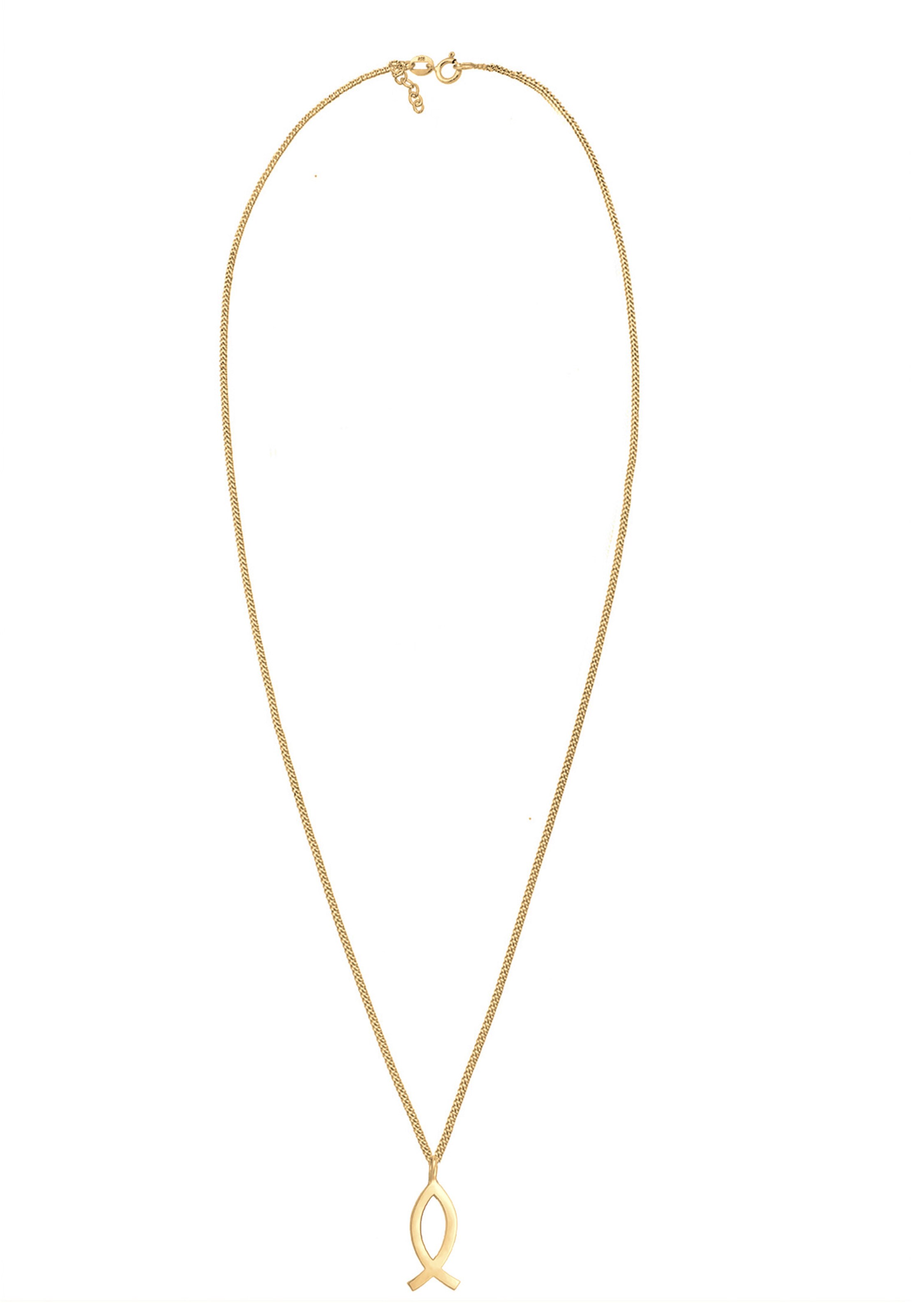 ELLI Kette 'Fisch' in Gold