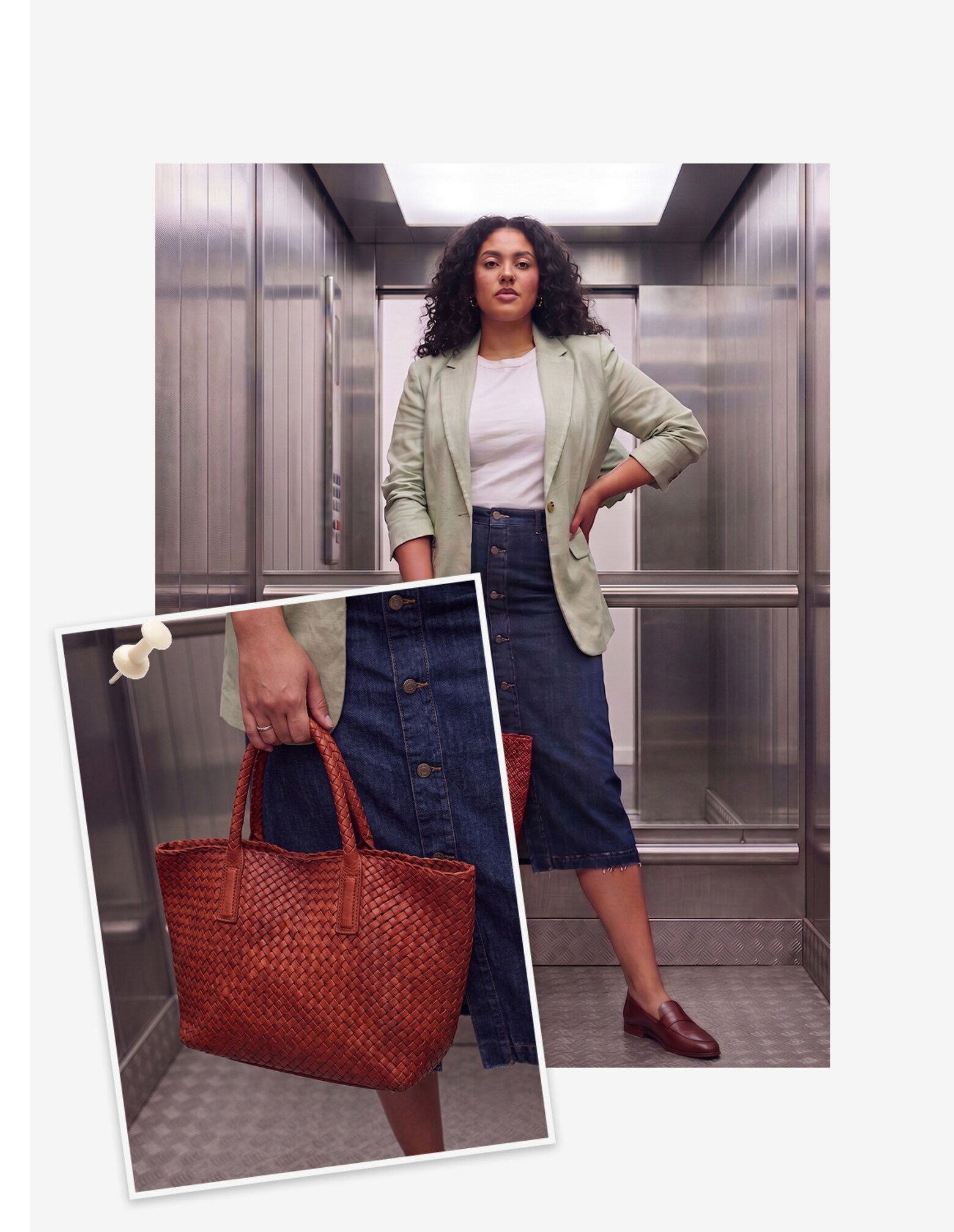 Lista para el trabajo y para la noche Bolsas versátiles