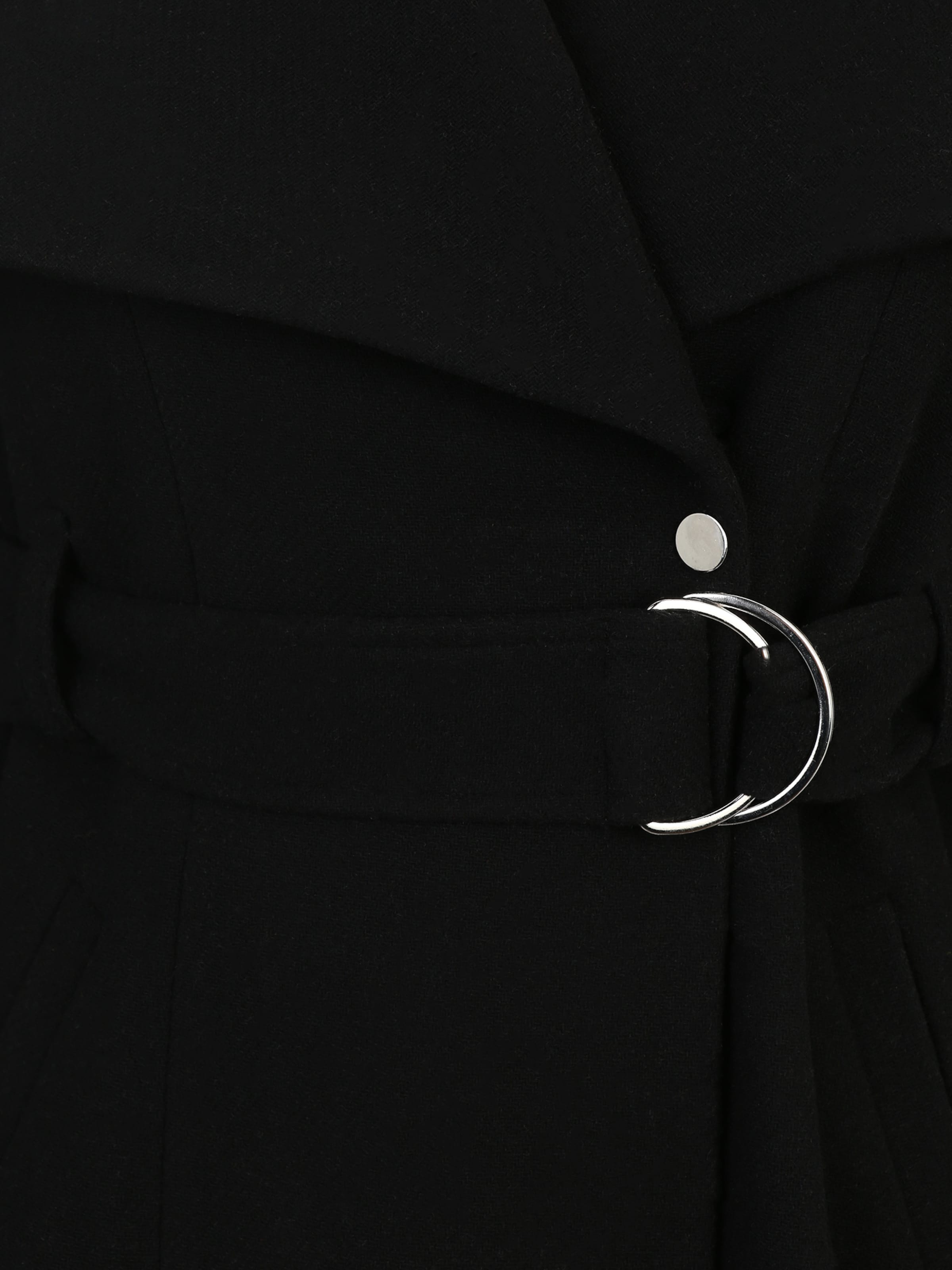 ABOUT YOU Curvy Overgangsfrakke 'Alma' i sort