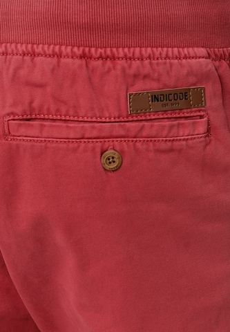 INDICODE JEANS Loosefit Shorts 'Carver' in Rot