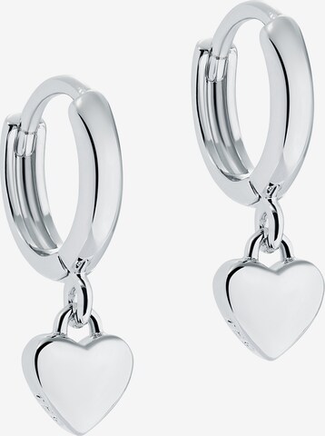 Ted Baker Earrings 'Huggie Harrye' in Silver