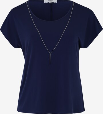 T-shirt 'Mandy' ABOUT YOU Curvy en bleu : devant