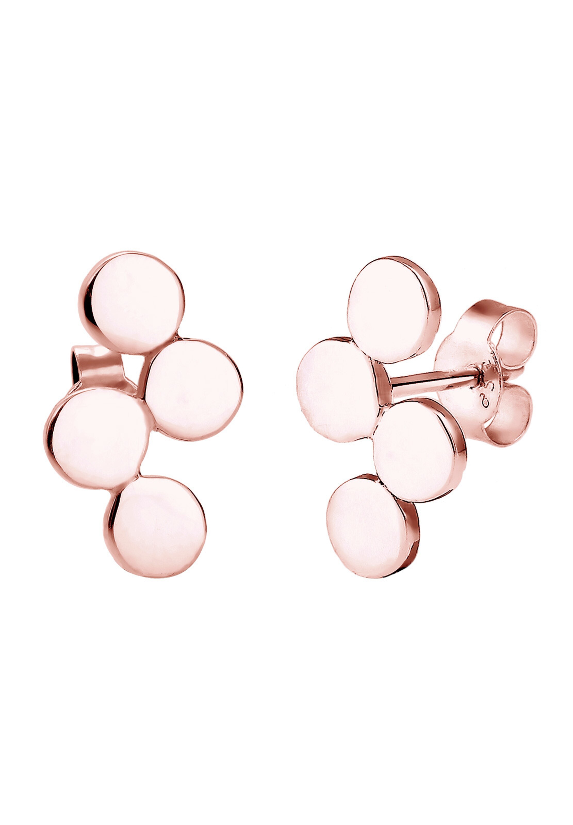 ELLI Oorbellen 'Kreis' in Goud: voorkant