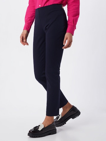 Coupe slim Pantalon 'KESLINA' Lauren Ralph Lauren en bleu : devant