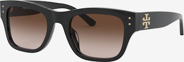 Tory Burch Sunglasses in Black: front