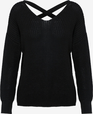 ABOUT YOU Sweater 'Liliana' in Black: front